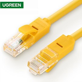 UTP LAN კაბელი UGREEN NW103 (11231) Cat5e Patch Cord UTP Lan Cable, 2m, Yellow